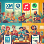 XM Radio vs Spotify vs Apple Music vs Pandora.